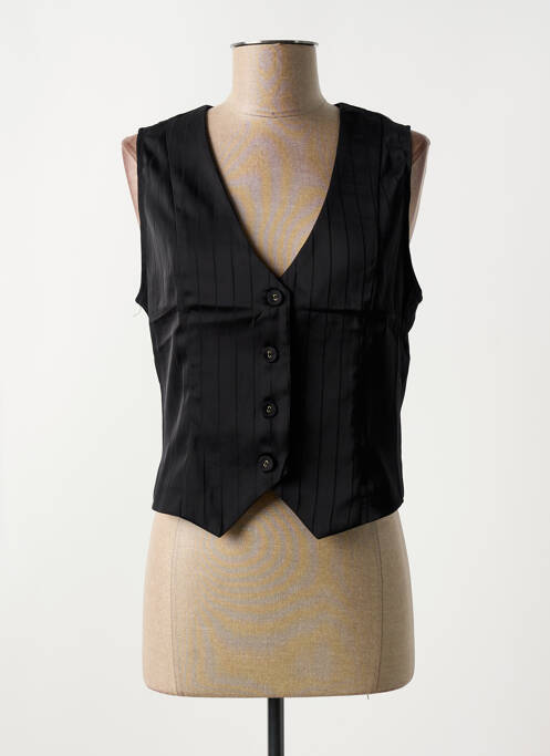 Gilet sans manche coupe cintrée noir CAPSULE femme
