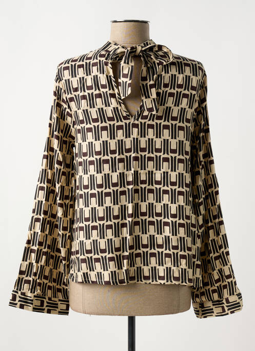 Blouse beige DEELUXE pour femme