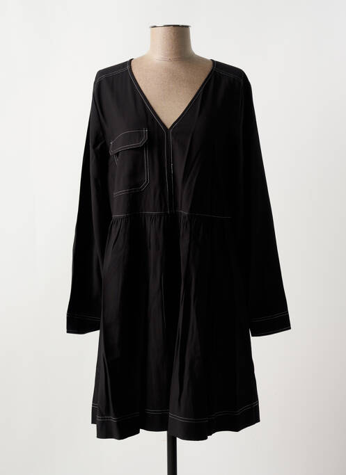 Robe courte noir ICHI pour femme