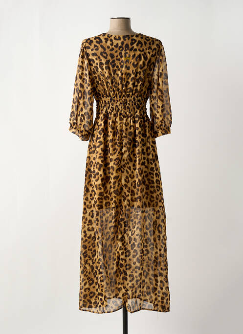 Robe longue marron MUSY MUSE pour femme