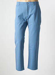 Pantalon chino poches bleu KNOWLEDGE COTTON APPAREL homme