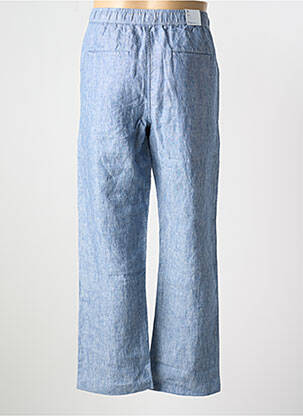 Pantalon large coupe droite bleu KNOWLEDGE COTTON APPAREL homme