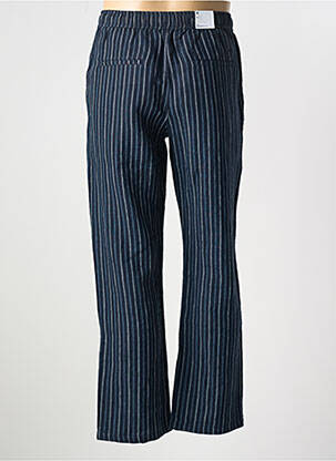Pantalon chino poches bleu KNOWLEDGE COTTON APPAREL homme