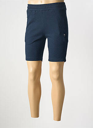 Bermuda taille élastique bleu KNOWLEDGE COTTON APPAREL homme