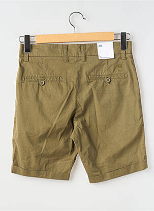 Bermuda coupe droite vert KNOWLEDGE COTTON APPAREL homme