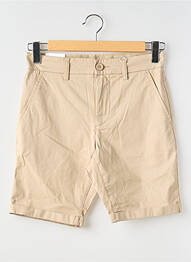 Bermuda coupe droite beige KNOWLEDGE COTTON APPAREL homme