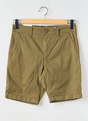 Bermuda vert KNOWLEDGE COTTON APPAREL pour homme seconde vue