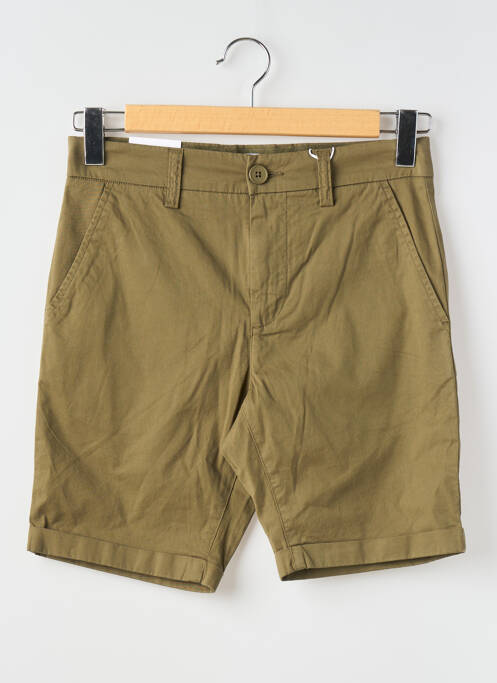 Bermuda vert KNOWLEDGE COTTON APPAREL pour homme