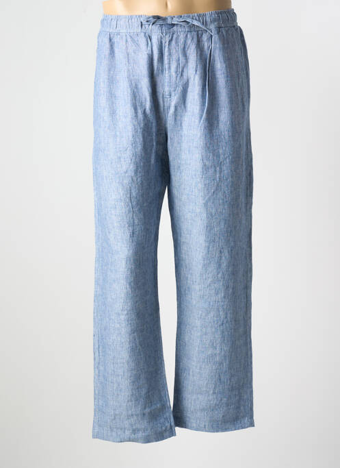 Pantalon large bleu KNOWLEDGE COTTON APPAREL pour homme