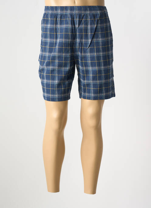 Short bleu KNOWLEDGE COTTON APPAREL pour homme