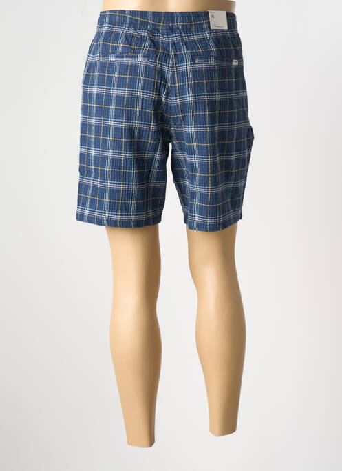 Short bleu KNOWLEDGE COTTON APPAREL pour homme