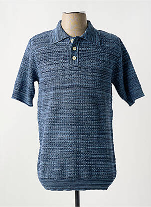 Polo coupe cintrée manches courtes bleu FAR AFIELD homme