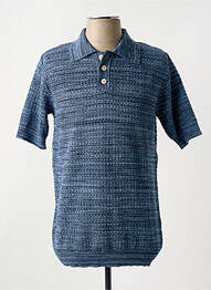 Polo coupe cintrée manches courtes bleu FAR AFIELD homme
