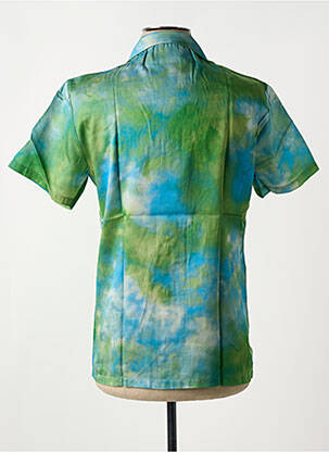 Chemise manches courtes coupe cintrée vert JAGVI homme