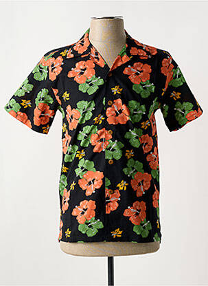 Chemise manches courtes noir NUDIE JEANS CO pour homme