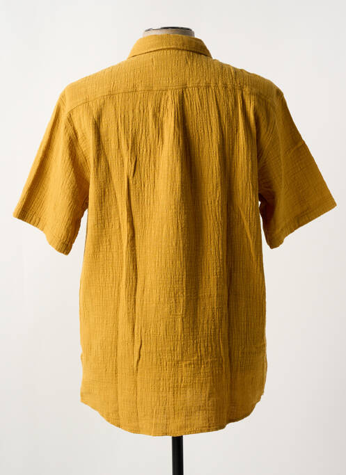 Chemise manches courtes jaune KESTIN pour homme