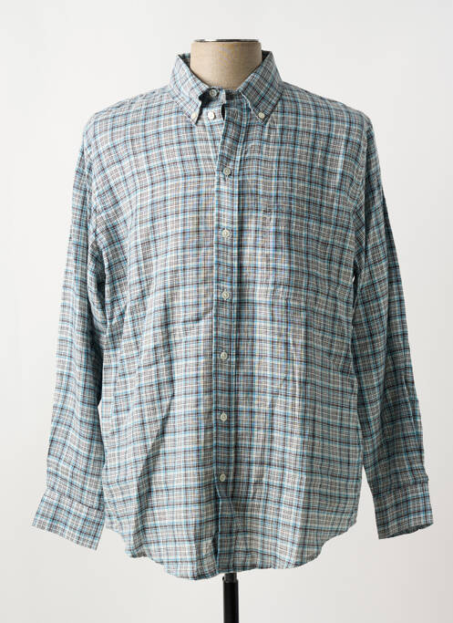 Chemise manches longues bleu LIVID pour homme