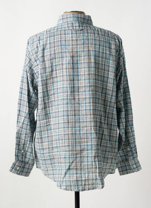 Chemise manches longues bleu LIVID pour homme