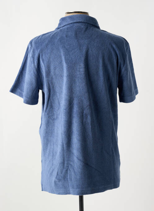 Polo bleu clair KNOWLEDGE COTTON APPAREL pour homme