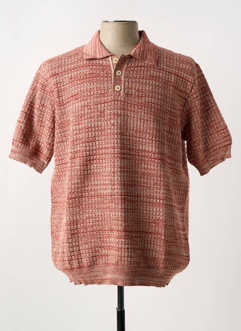 Polo rouge FAR AFIELD pour homme