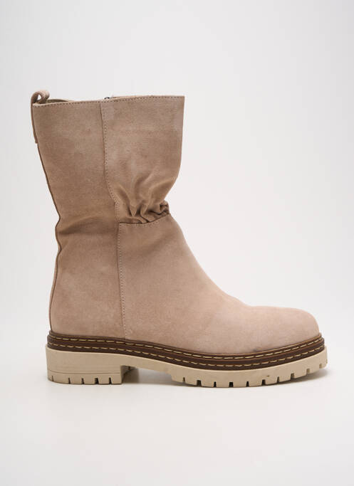 Bottines/Boots beige METAMORF'OSE pour femme