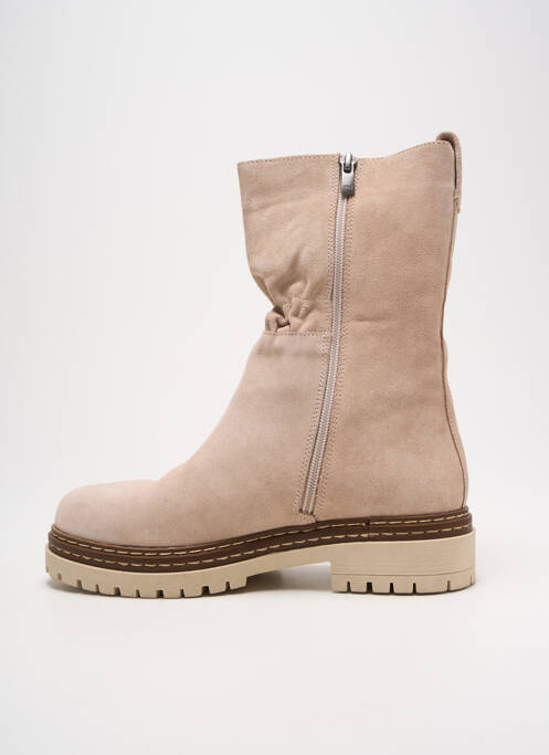 Bottines/Boots beige METAMORF'OSE pour femme