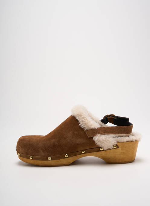 Mules/Sabots marron ANAKI pour femme
