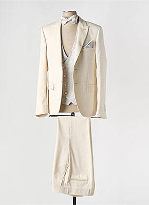 Costume de cérémonie bas pantalon beige ENZO ROMANO homme