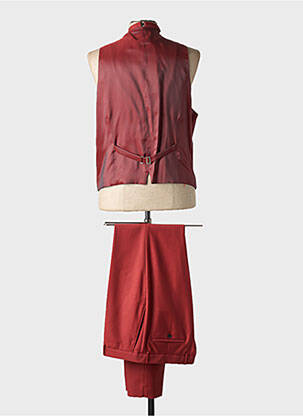 Costume de cérémonie coupe costume rouge ENZO ROMANO homme