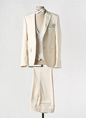 Costume de cérémonie beige ENZO ROMANO pour homme seconde vue