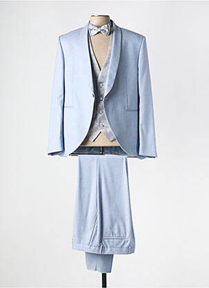 Costume de cérémonie bleu ENZO ROMANO pour homme