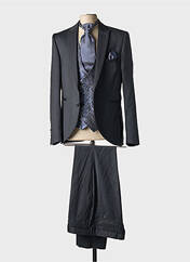 Costume de cérémonie noir ENZO ROMANO pour homme seconde vue