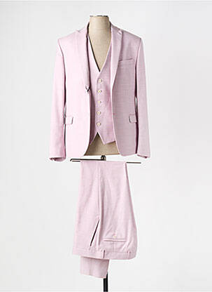 Costume de cérémonie rose HAVANA & CO pour homme