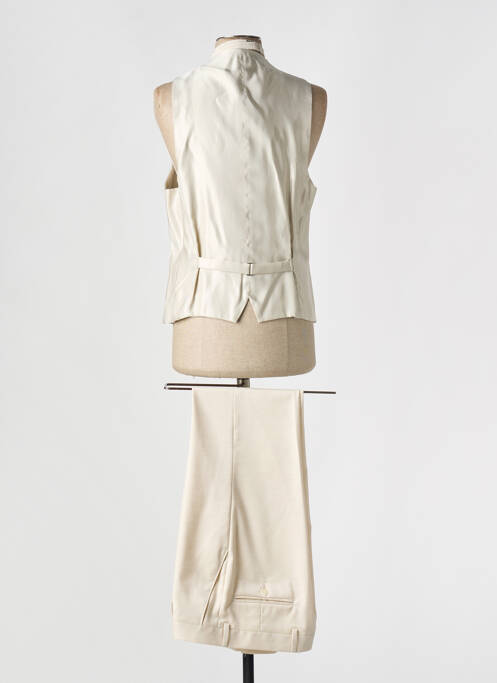 Costume de cérémonie beige ENZO ROMANO pour homme