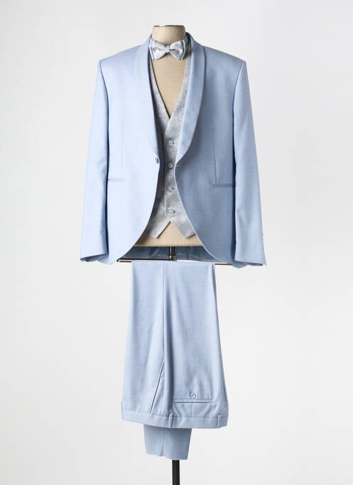 Costume de cérémonie bleu ENZO ROMANO pour homme