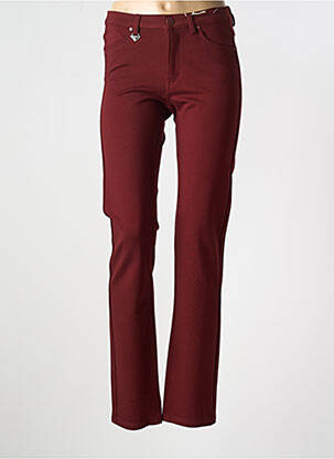 Pantalon slim poches rouge S.QUISE femme