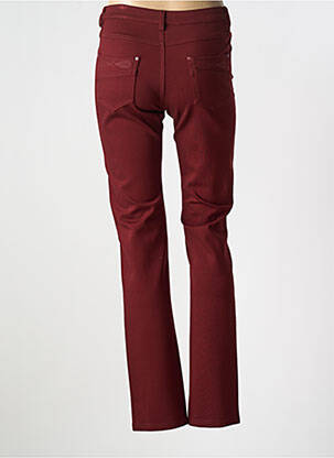 Pantalon slim poches rouge S.QUISE femme