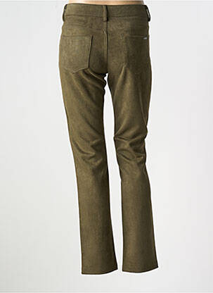 Pantalon slim poches vert GEVANA femme