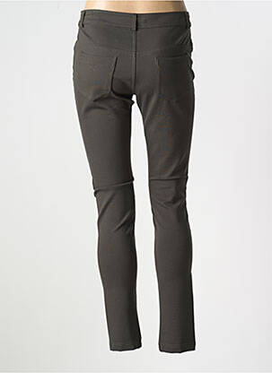 Pantalon slim poches vert LAURA JO femme