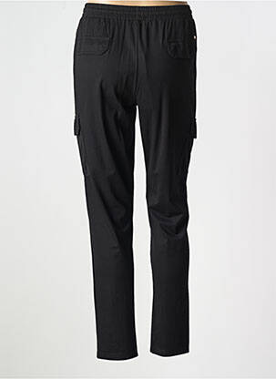 Pantalon cargo slim noir LCDN femme