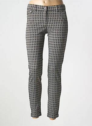 Pantalon slim taille élastique noir LCDN femme