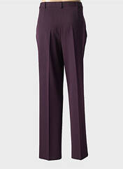 Pantalon droit violet KIPLAY pour femme seconde vue