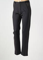 Pantalon slim noir CARLA D ANGELI pour femme seconde vue