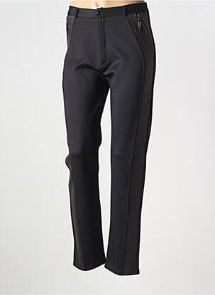 Pantalon slim noir CARLA D ANGELI pour femme