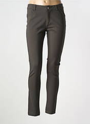 Pantalon slim vert LAURA JO pour femme seconde vue