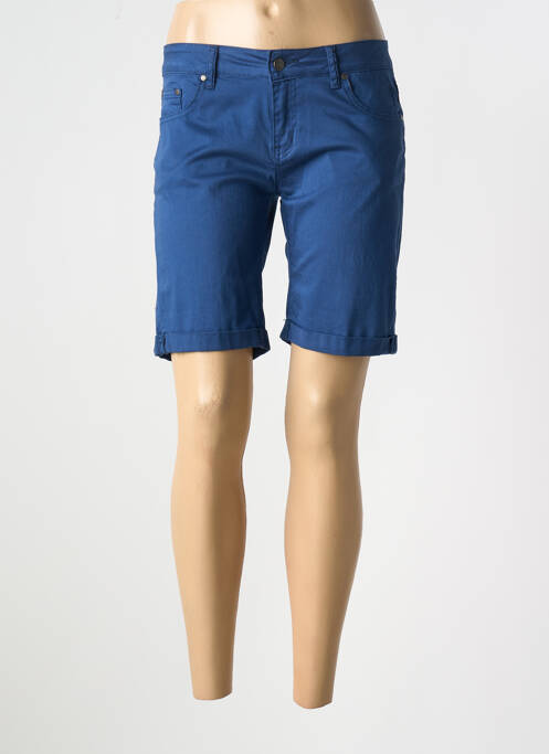 Bermuda bleu KALAI pour femme