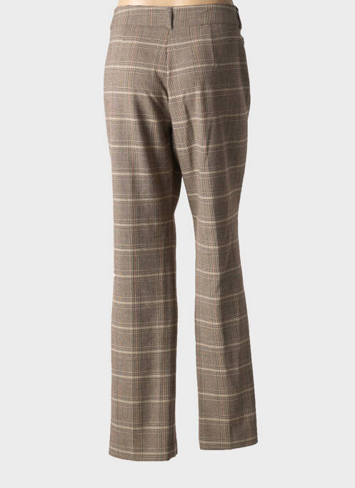 Pantalon droit beige LUCCHINI pour femme