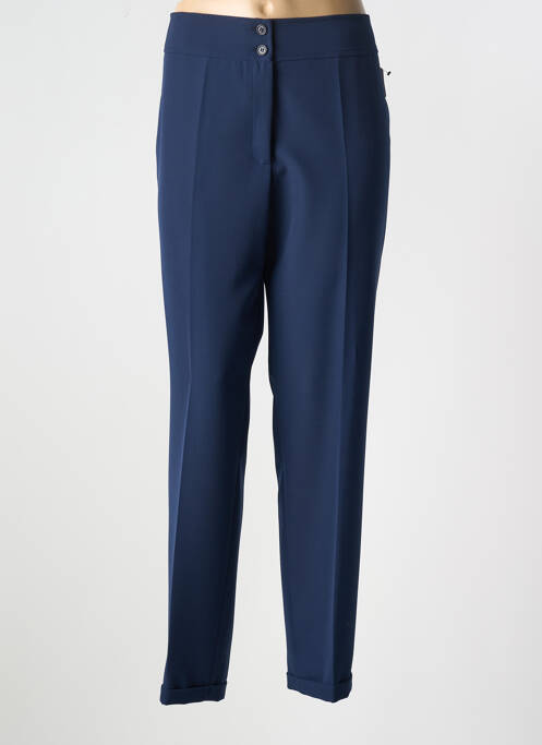Pantalon droit bleu FARUK pour femme