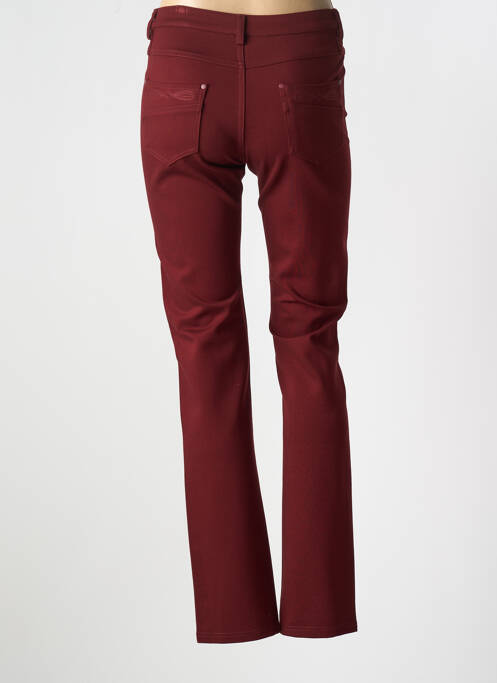Pantalon slim rouge S.QUISE pour femme
