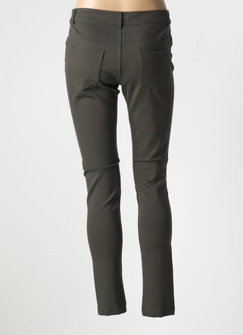 Pantalon slim vert LAURA JO pour femme